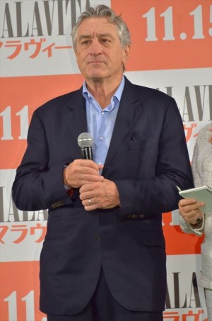 ロバート・デ・ニーロ、第26回東京国際映画祭『マラヴィータ』ジャパンプレミアにて
