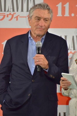 ロバート・デ・ニーロ、第26回東京国際映画祭『マラヴィータ』ジャパンプレミアにて