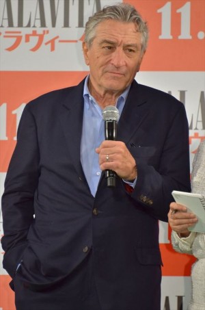 ロバート・デ・ニーロ、第26回東京国際映画祭『マラヴィータ』ジャパンプレミアにて