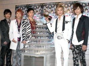 初日のホストトップ5、舞台『私のホストちゃん』フォトセッション・囲み取材にて