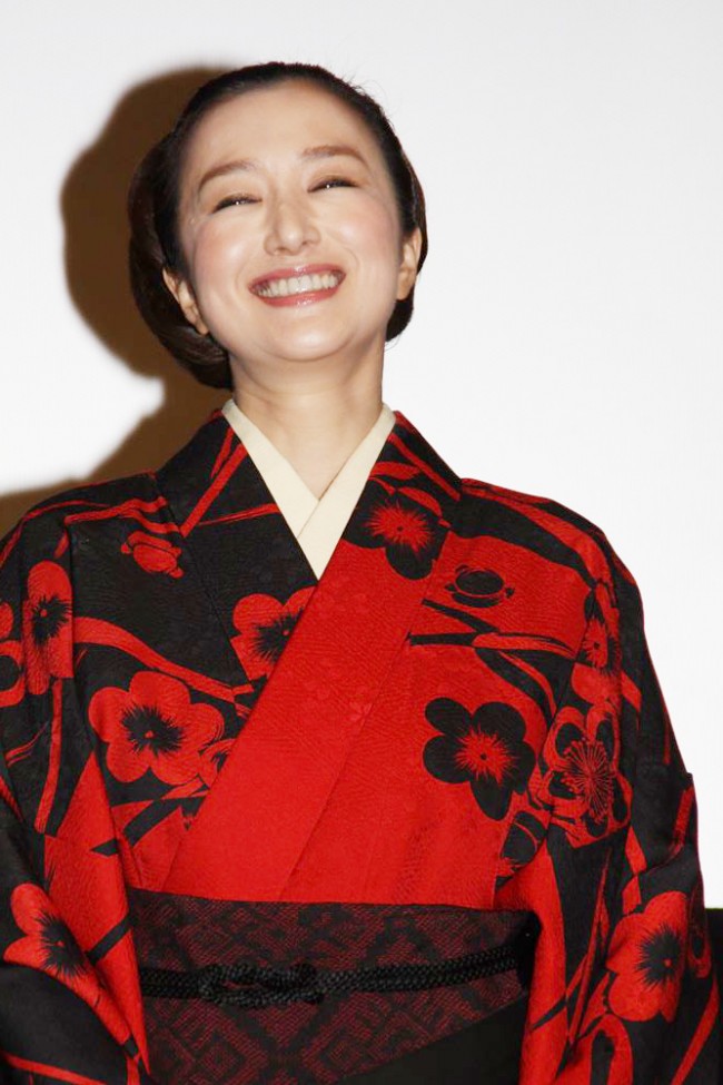 第26回東京国際映画祭クロージング作品『清須会議』の舞台挨拶に出席した
