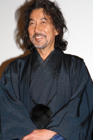 第26回東京国際映画祭クロージング作品『清須会議』の舞台挨拶に出席した役所広司