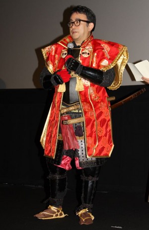 第26回東京国際映画祭クロージング作品『清須会議』の舞台挨拶に出席した三谷幸喜監督