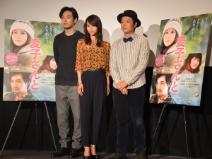 『麦子さんと』兄妹試写会・フォトセッションにて