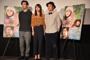 『麦子さんと』兄妹試写会・フォトセッションにて