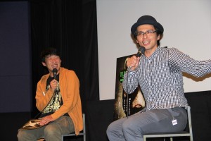 『サプライズ』で、爆笑トークを繰り広げた2人（左：松江哲明監督、右：瀧川英次）