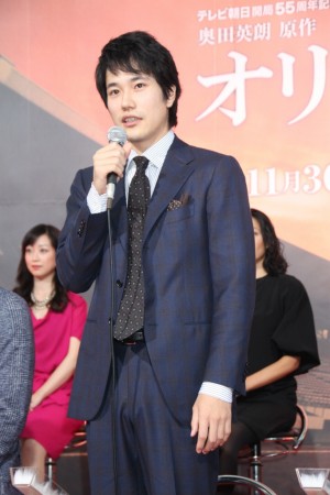 松山ケンイチ、『オリンピックの身代金』制作発表記者会見にて