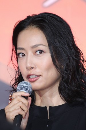 原沙知絵、『オリンピックの身代金』制作発表記者会見にて