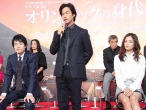 竹野内豊、『オリンピックの身代金』制作発表記者会見にて
