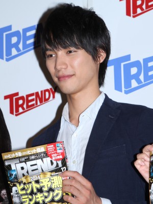 福士蒼汰、「2013年ヒット商品ベスト30」発表会にて