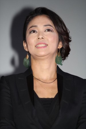 映画『ハダカの美奈子』完成披露試写会に出席した中島知子