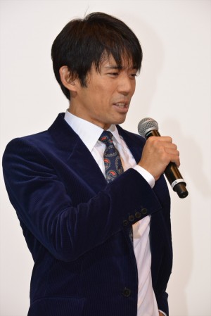 岡田義徳、『ばしゃ馬さんとビッグマウス』初日舞台挨拶にて