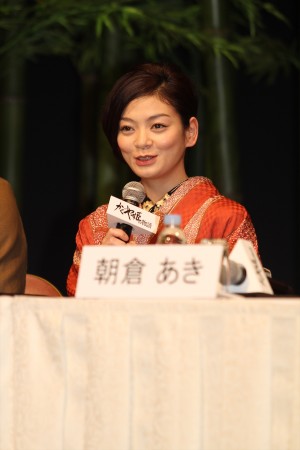 『かぐや姫の物語』完成報告会見に出席した田畑智子