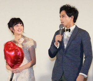 佐々木希、満島真之介、『風俗行ったら人生変わったwww』完成披露試写会にて