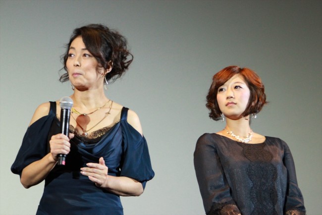 美奈子『ハダカの美奈子』初日舞台挨拶にて