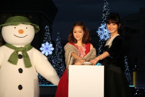 「代官山アドレス・ディセ」イルミネーション点灯式にて