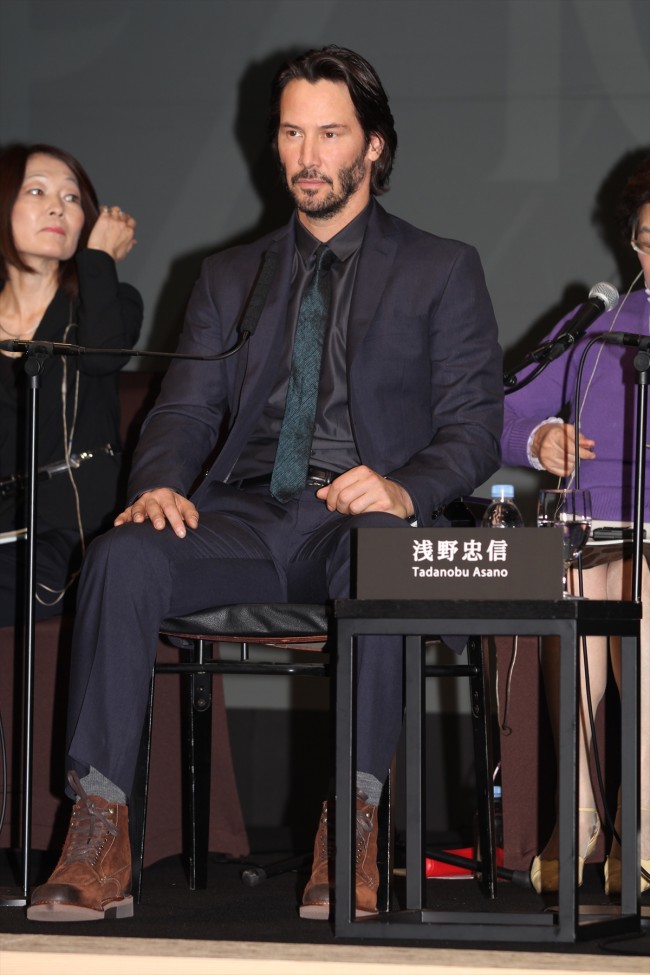 『47RONIN』来日記者会見に登場したキアヌ・リーヴス