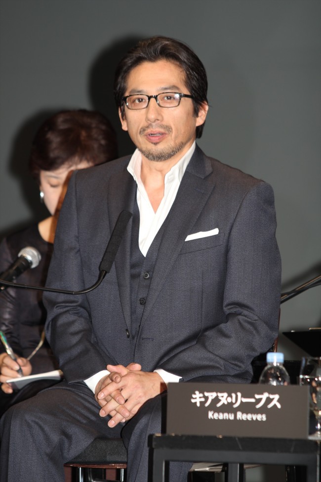 『47RONIN』来日記者会見に登場した真田広之