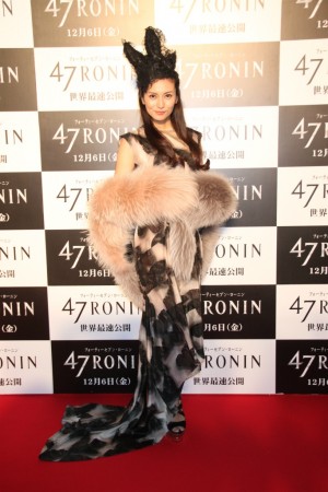 柴咲コウ、『47RONIN』ワールドプレミアにて