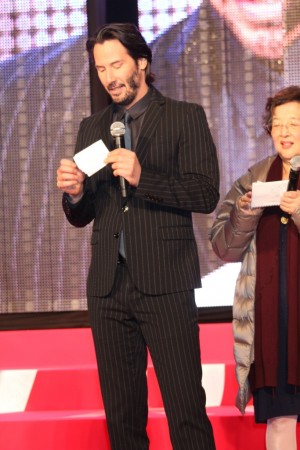 キアヌ・リーヴス、『47RONIN』ワールドプレミアにて