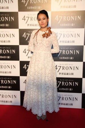 菊地凛子、『47RONIN』ワールドプレミアにて