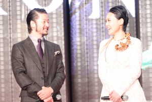 浅野忠信、菊地凛子、『47RONIN』ワールドプレミアにて
