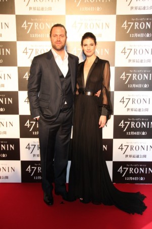 カール・リンシュ監督と奥様、『47RONIN』ワールドプレミアにて