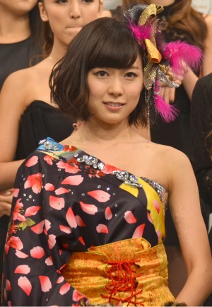 「紅白歌合戦」初出場となった、NMB48渡辺美優紀