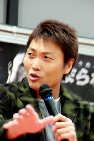 『オーバードライヴ』公開直前イベントに登場したサバンナの八木真澄と高橋茂雄