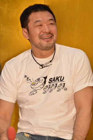 桜庭和志、「ジャイアントキリング3」製作発表会見にて