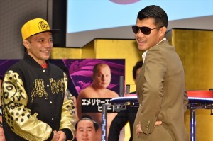 亀田興毅vs山本KID徳郁、「ジャイアントキリング3」製作発表会見にて