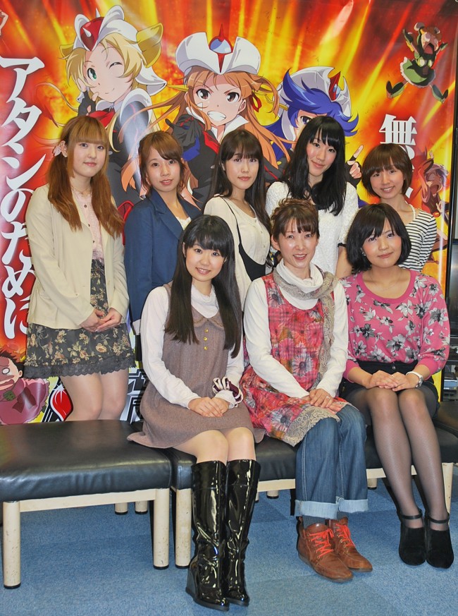 主人公が光るのは敵キャラのおかげ ロボットガールズz アフレコ会見 13年11月30日 アニメ ニュース クランクイン