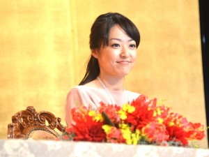 井上真央、2015年大河ドラマ『花燃ゆ』制作発表会見にて