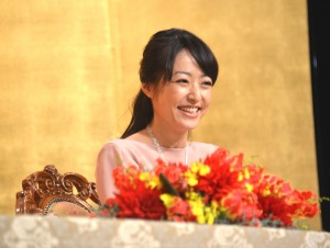井上真央、2015年大河ドラマ『花燃ゆ』制作発表会見にて