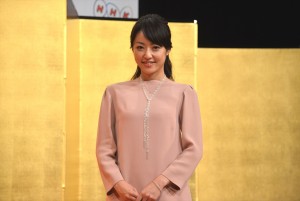 井上真央、2015年大河ドラマ『花燃ゆ』制作発表会見にて