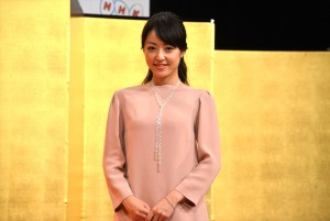 井上真央、2015年大河ドラマ『花燃ゆ』制作発表会見にて
