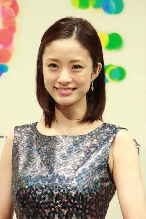 上戸彩、『ヒカリミチ～希望の輪～』点灯式にて