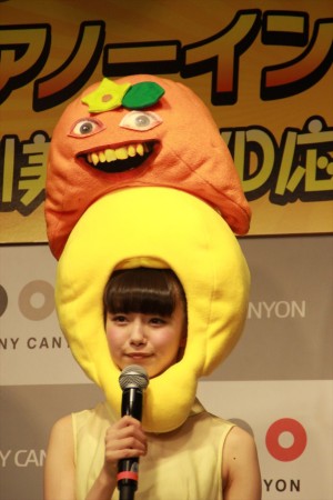 市川美織、『アノーイングオレンジ』DVD応援隊長就任会見にて