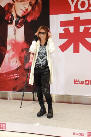 YOSHIKI、「SL150 YOSHIKI special edition」発売記念イベントにて