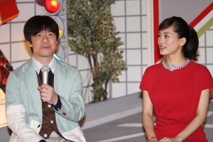 内村光良、綾瀬はるか、「LIFE！ 紅白歌合戦 大集合スペシャル」取材会にて