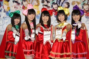 ももいろクローバーZ、『天使とジャンプ』完成試写会にて