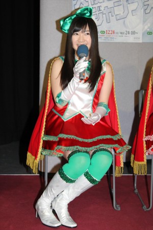 有安杏果（ももいろクローバーZ）、『天使とジャンプ』完成試写会にて