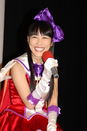 高城れに（ももいろクローバーZ）、『天使とジャンプ』完成試写会にて