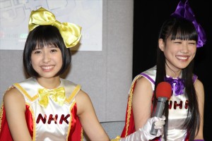 玉井詩織＆高城れに（ももいろクローバーZ）、『天使とジャンプ』完成試写会にて