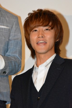 白石隼也、映画『仮面ライダー×仮面ライダー 鎧武＆ウィザード 天下分け目の戦国MOVIE大合戦』初日舞台挨拶にて