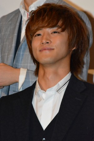 白石隼也、映画『仮面ライダー×仮面ライダー 鎧武＆ウィザード 天下分け目の戦国MOVIE大合戦』初日舞台挨拶にて