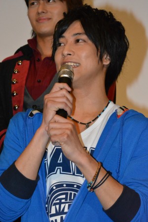 佐野岳、映画『仮面ライダー×仮面ライダー 鎧武＆ウィザード 天下分け目の戦国MOVIE大合戦』初日舞台挨拶にて