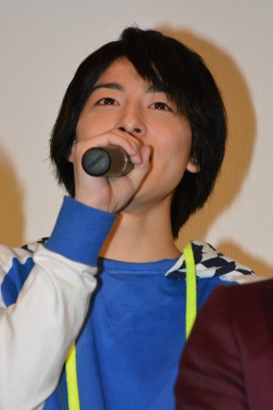 高杉真宙、映画『仮面ライダー×仮面ライダー 鎧武＆ウィザード 天下分け目の戦国MOVIE大合戦』初日舞台挨拶にて