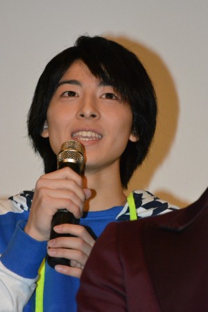 高杉真宙、映画『仮面ライダー×仮面ライダー 鎧武＆ウィザード 天下分け目の戦国MOVIE大合戦』初日舞台挨拶にて