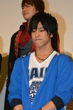 佐野岳、映画『仮面ライダー×仮面ライダー 鎧武＆ウィザード 天下分け目の戦国MOVIE大合戦』初日舞台挨拶にて